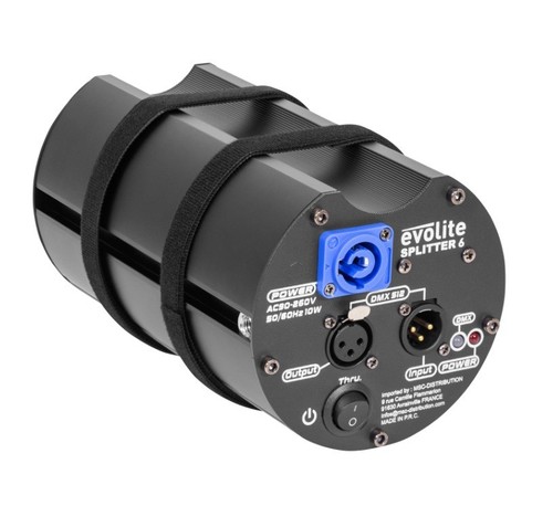 Evolite splitter dmx booster - evolite, 6