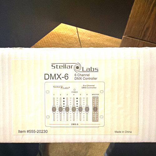 Stellar labs dmx controller - labs, dmx-6